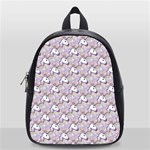 hologram unicorn emoji  School Bag (Small)