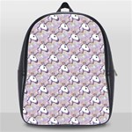 hologram unicorn emoji  School Bag (XL)