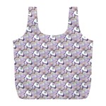 hologram unicorn emoji  Full Print Recycle Bag (L)