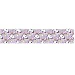 hologram unicorn emoji  Flano Scarf (Large)