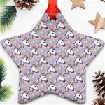 hologram unicorn emoji  Ornament (Star)