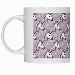 hologram unicorn emoji  White Mug