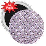 hologram unicorn emoji  3  Magnet (10 pack)