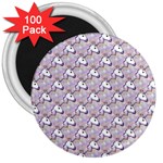 hologram unicorn emoji  3  Magnet (100 pack)