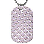 hologram unicorn emoji  Dog Tag (One Side)