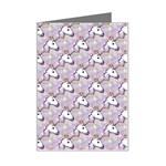 hologram unicorn emoji  Mini Greeting Card