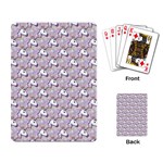 hologram unicorn emoji  Playing Cards Single Design