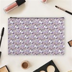 hologram unicorn emoji  Cosmetic Bag (Large)