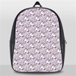 hologram unicorn emoji  School Bag (Large)