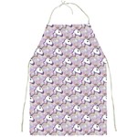 hologram unicorn emoji  Full Print Apron