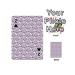 hologram unicorn emoji  Playing Cards 54 (Mini)