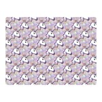 hologram unicorn emoji  Double Sided Flano Blanket (Mini)