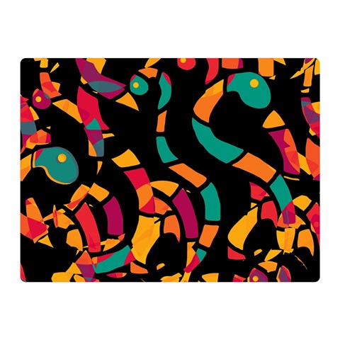 Colorful snakes Double Sided Flano Blanket (Mini)  from ArtsNow.com 35 x27  Blanket Front