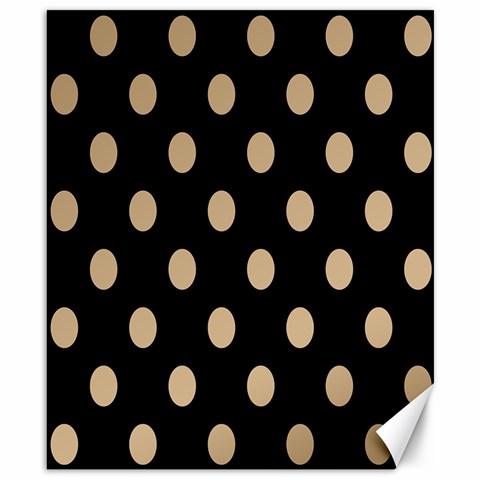 Polka Dots 8.15 x9.66  Canvas - 1