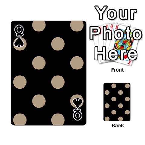 Queen Polka Dots Front - SpadeQ