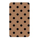 Polka Dots - Black on French Beige Memory Card Reader (Rectangular)