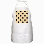 Polka Dots - Black on Peach Orange BBQ Apron