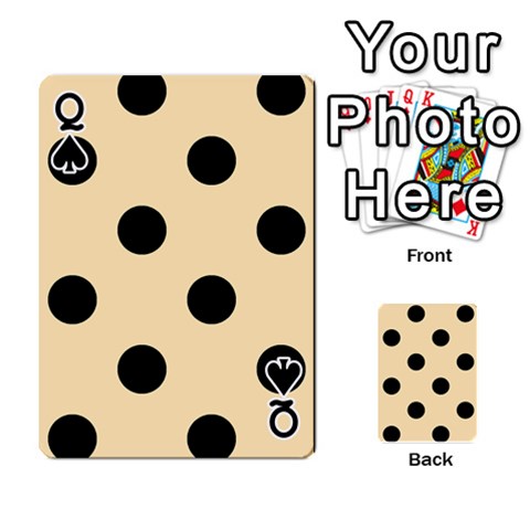 Queen Polka Dots Front - SpadeQ