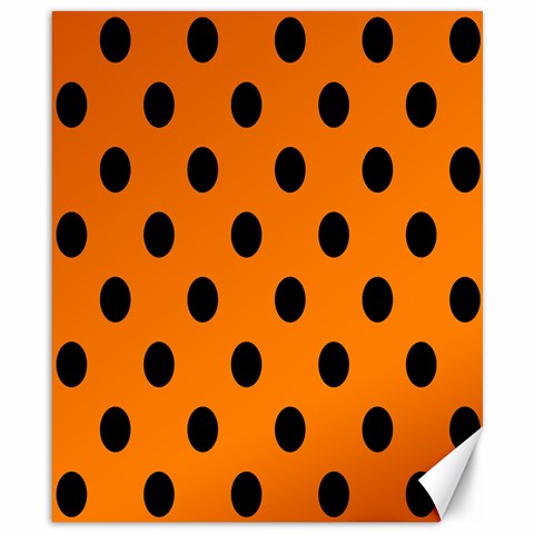 Polka Dots 8.15 x9.66  Canvas - 1