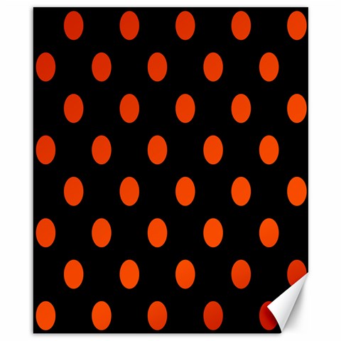 Polka Dots 8.15 x9.66  Canvas - 1