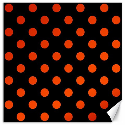 Polka Dots 15.2 x15.41  Canvas - 1