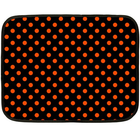 Polka Dots 35 x27  Blanket Back