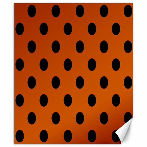 Polka Dots 8.15 x9.66  Canvas - 1