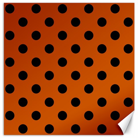 Polka Dots 15.2 x15.41  Canvas - 1