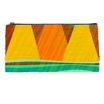 Orange and green landscape Pencil Cases