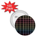 Neon plaid design 1.75  Buttons (100 pack) 