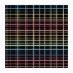 Neon plaid design Medium Glasses Cloth (2-Side)