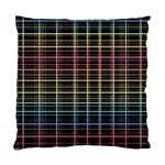 Neon plaid design Standard Cushion Case (One Side)