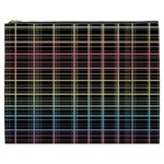 Neon plaid design Cosmetic Bag (XXXL) 