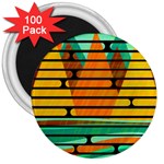 Decorative autumn landscape 3  Magnets (100 pack)