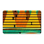 Decorative autumn landscape Magnet (Rectangular)