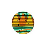 Decorative autumn landscape Golf Ball Marker