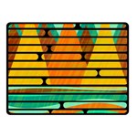 Decorative autumn landscape Double Sided Fleece Blanket (Small) 