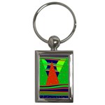 Magical Xmas night Key Chains (Rectangle) 