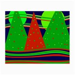 Magical Xmas night Small Glasses Cloth (2-Side)