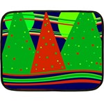 Magical Xmas night Double Sided Fleece Blanket (Mini) 