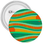 Green and orange decorative design 3  Buttons