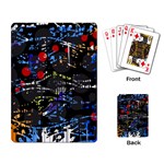 Blue confusion Playing Card