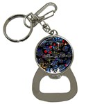 Blue confusion Bottle Opener Key Chains