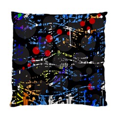 Blue confusion Standard Cushion Case (Two Sides) from ArtsNow.com Front