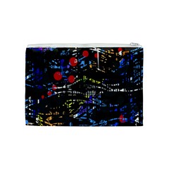 Blue confusion Cosmetic Bag (Medium)  from ArtsNow.com Back