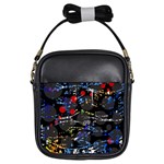 Blue confusion Girls Sling Bags