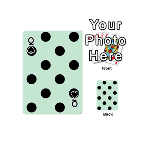 Queen Polka Dots Front - SpadeQ