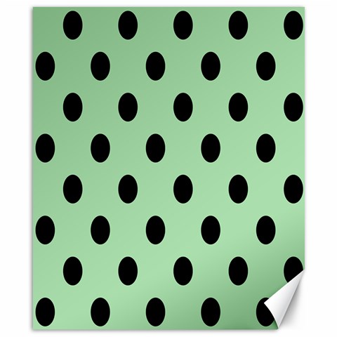 Polka Dots 8.15 x9.66  Canvas - 1