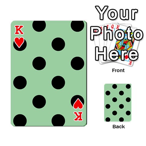 King Polka Dots Front - HeartK