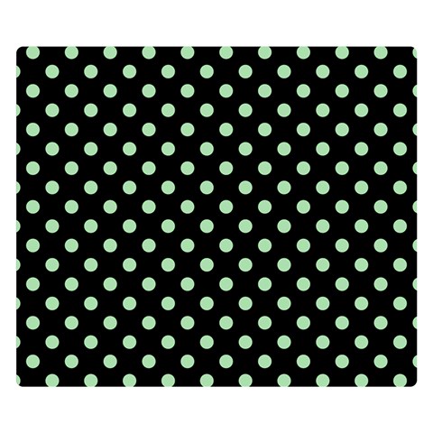 Polka Dots 50 x40  Blanket Front